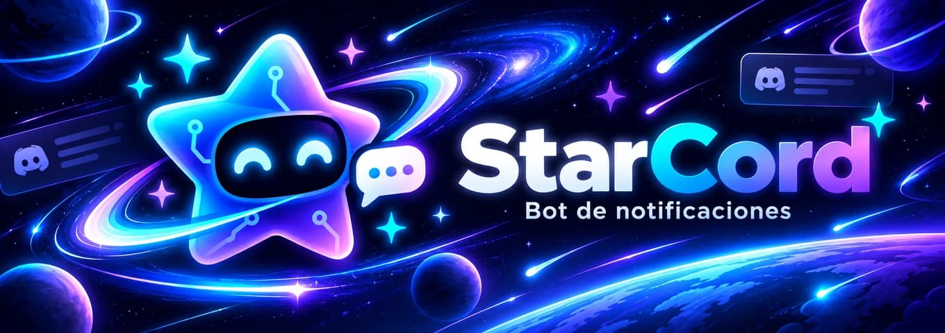 Banner espacial original de StarCord